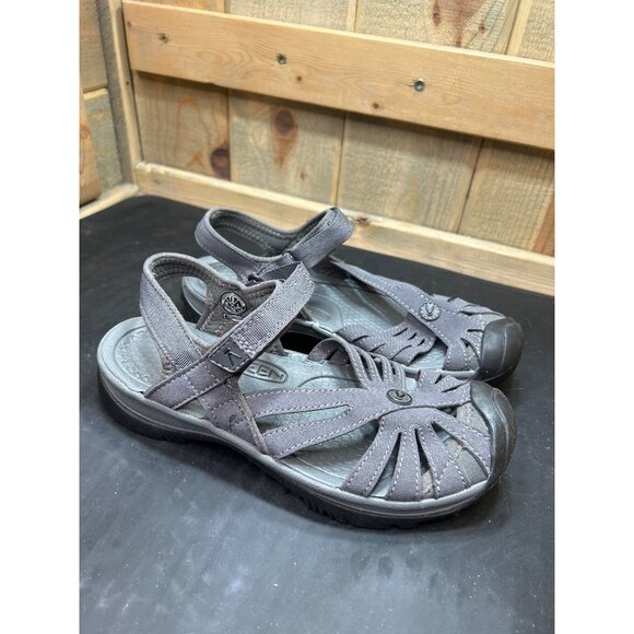 Keen Womens Rose Sandal Gargoyle/Raven Size 7.5 Water-Resistant Durable Outdoor - Picture 1 of 9
